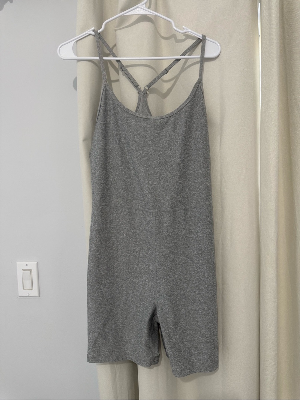 Old Navy Grey Strappy active Romper